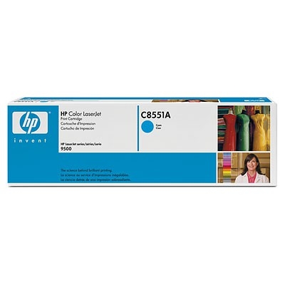 Картридж C8551A (822A) для HP CLJ 9500 голубой - фото - 1