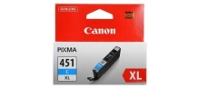 Картридж CLI-451XLC (6473B001) для Canon PIXMA iP7240/MG6340 голубой - фото - 1