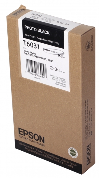 Картридж T603100 для Epson Stylus Pro 7800/9800 фото-черный - фото - 1