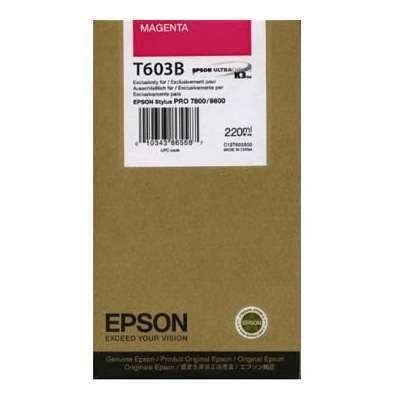 Картридж T603B00 для Epson Stylus Pro 7800/9800 пурпурный - фото - 1