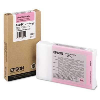 Картридж T603C00 для Epson Stylus Pro 7800/9800 светло-пурпурный - фото - 1